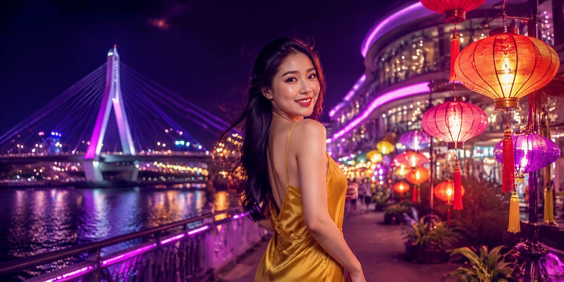 Người dùng nhận thưởng nạp tiền tại chợ đêm Cần Thơ trên ứng dụng di động